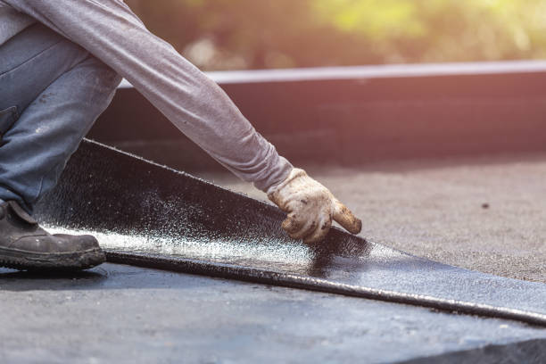 Professional Emergency Waterproofing technician working in Wellington, KS
